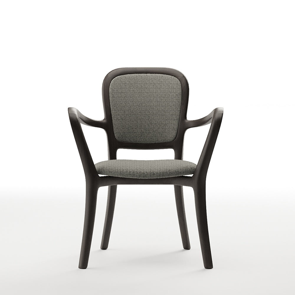 HE LE Dining Chair | A Sculpted Dialogue Between Wood and Comfort