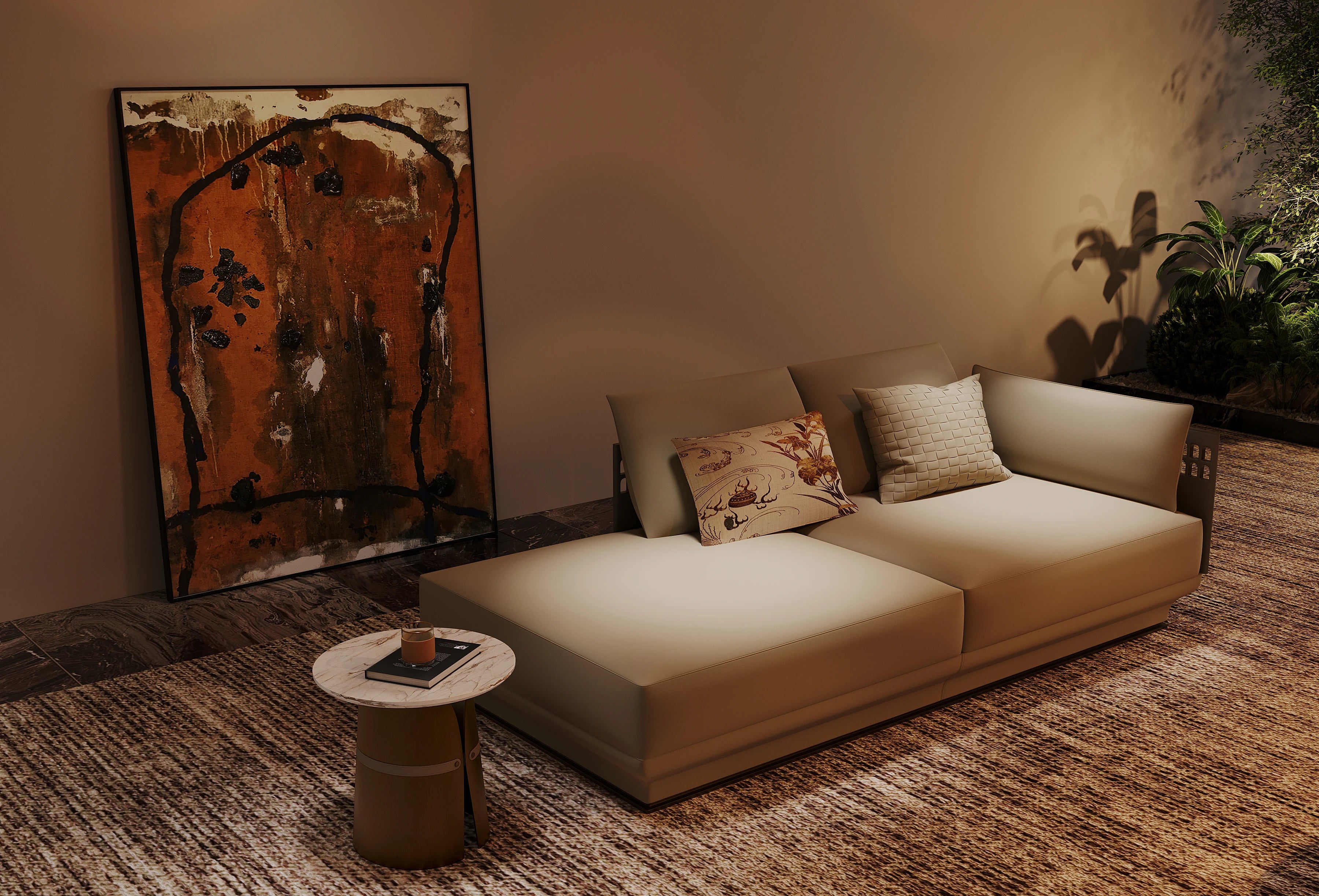 ANCIENT ARCH & COLOSSEUM ECHO Series Side Table