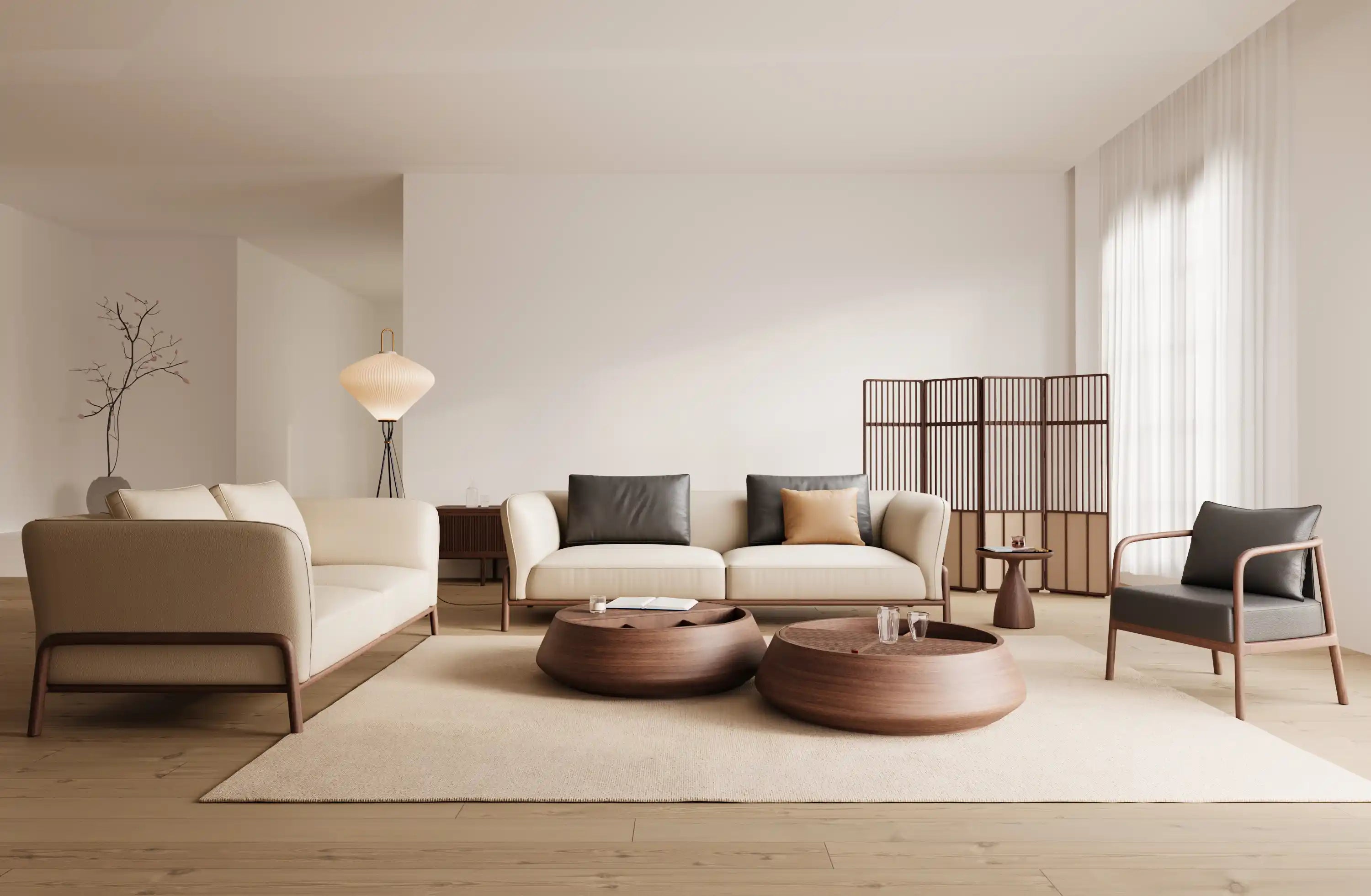 The CLEARNESS Series | Linear Tranquility & Dual-Texture Comfort Chair