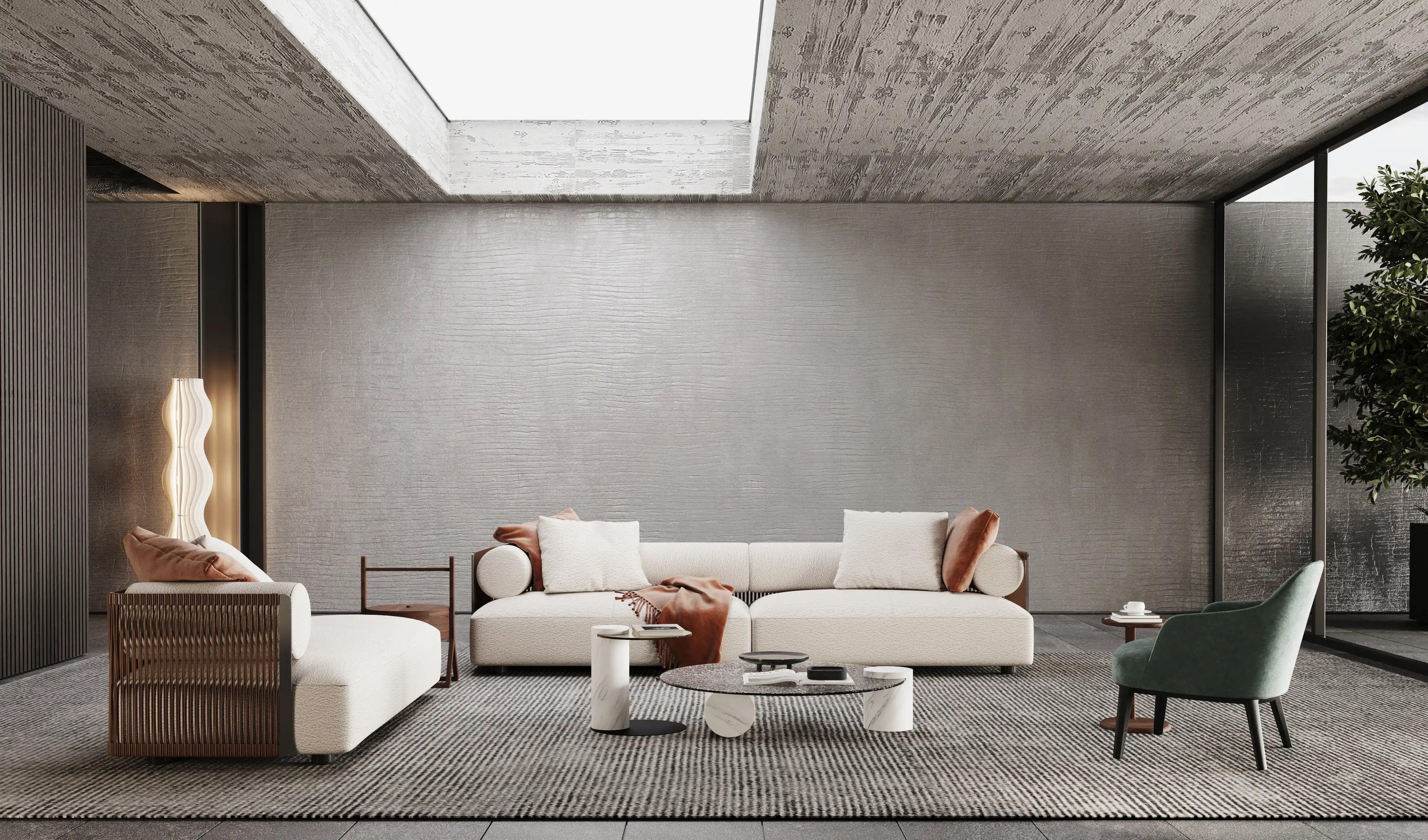 Dolomite Leather Sofa – Bespoke Contemporary Elegance