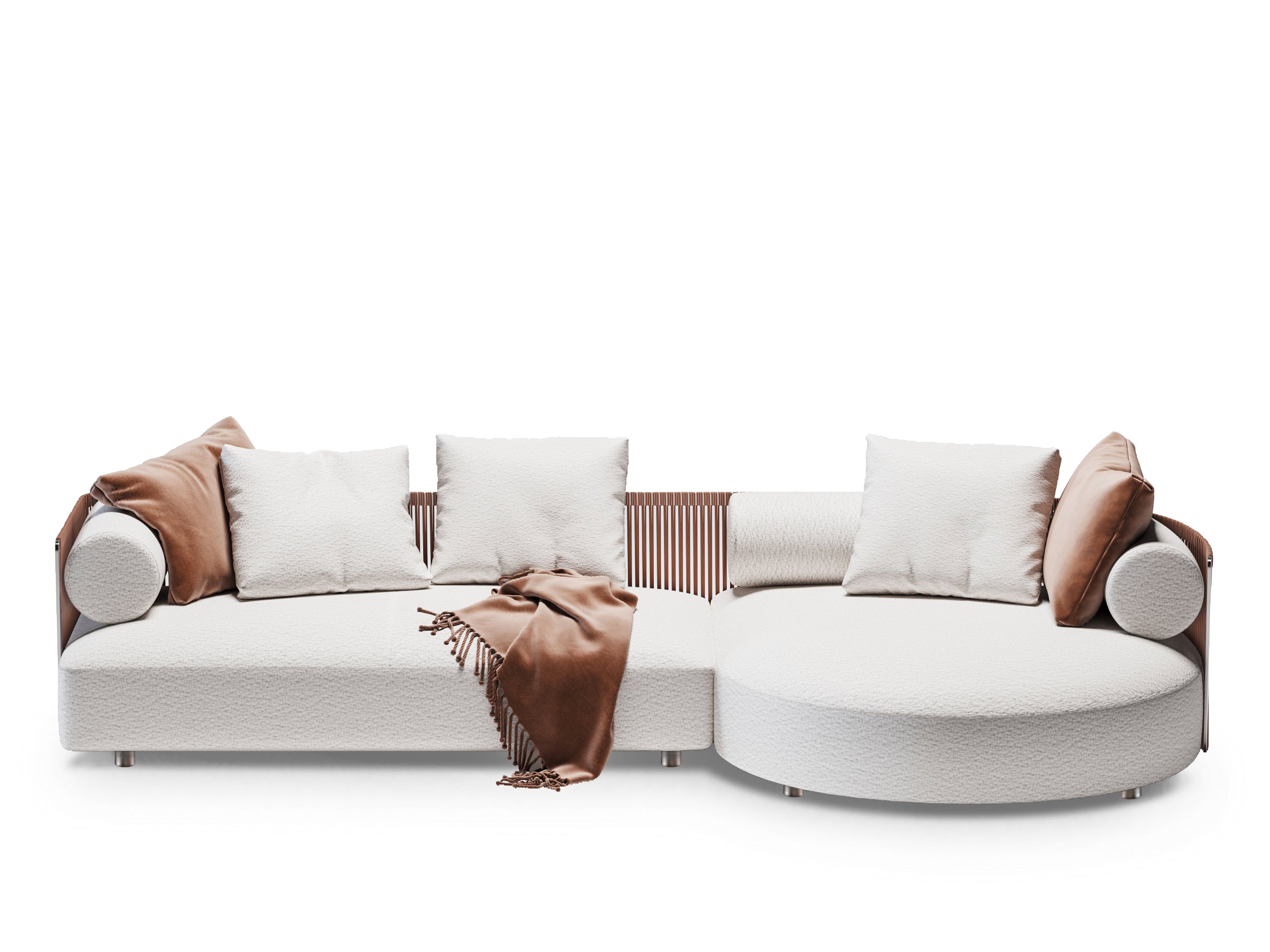 Dolomite Leather Sofa – Bespoke Contemporary Elegance